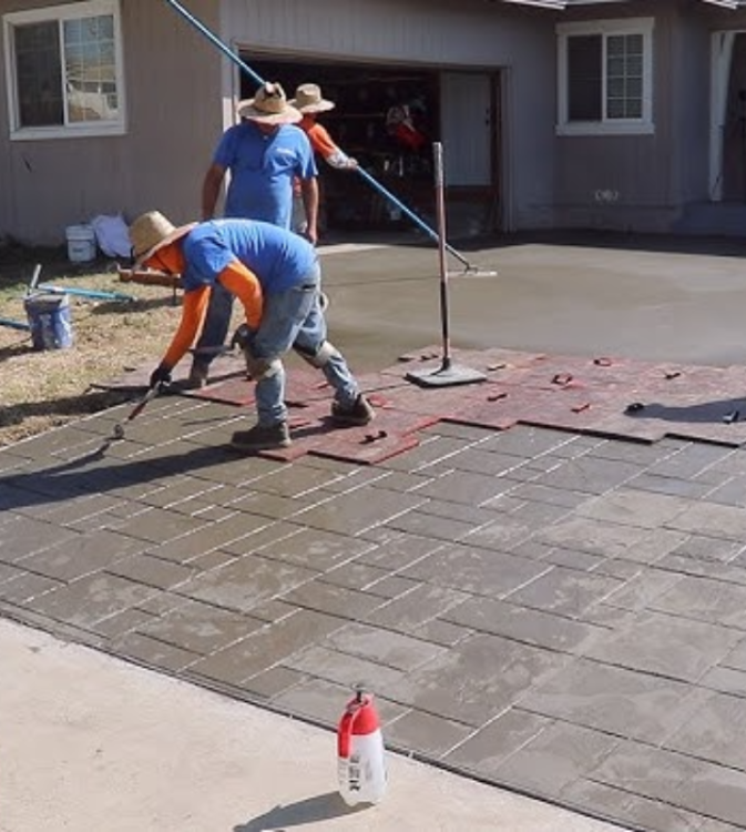 The Stamped Concrete Installation Process