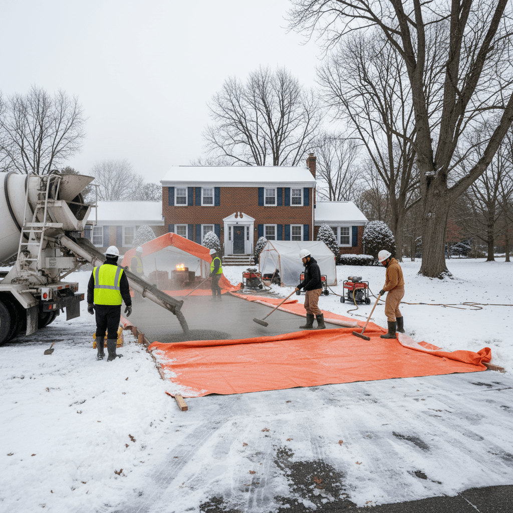 pouring concrete schenectady